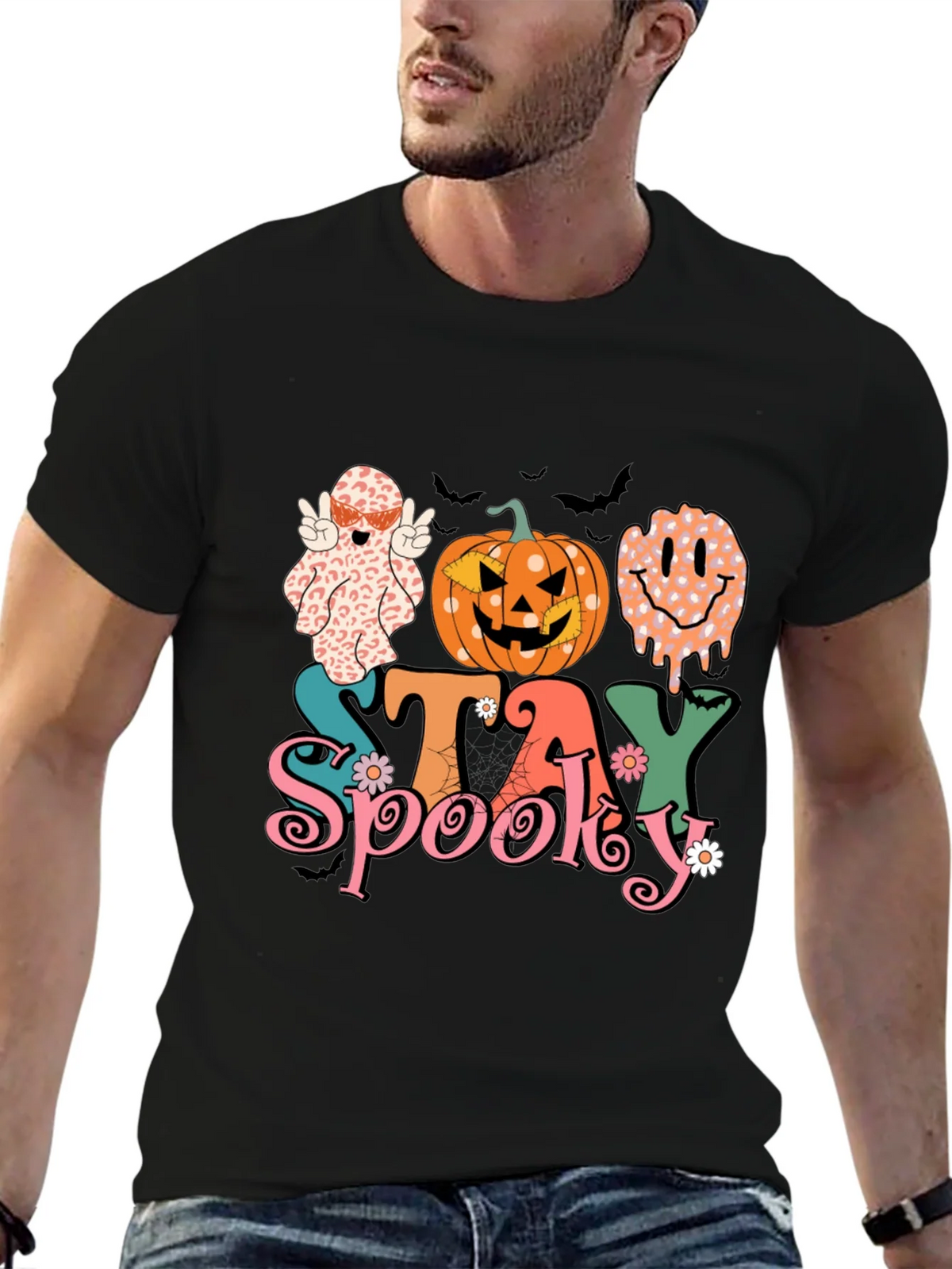 Stay Spooky Halloween Graphic Tee product image 4