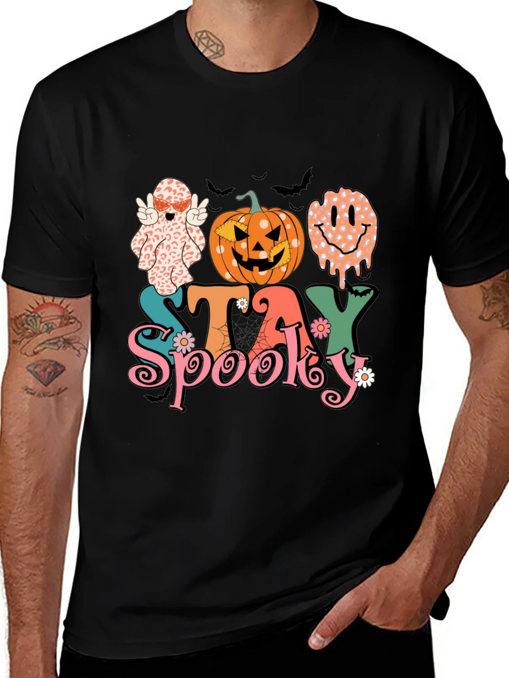 Stay Spooky Halloween Graphic Tee product image 1