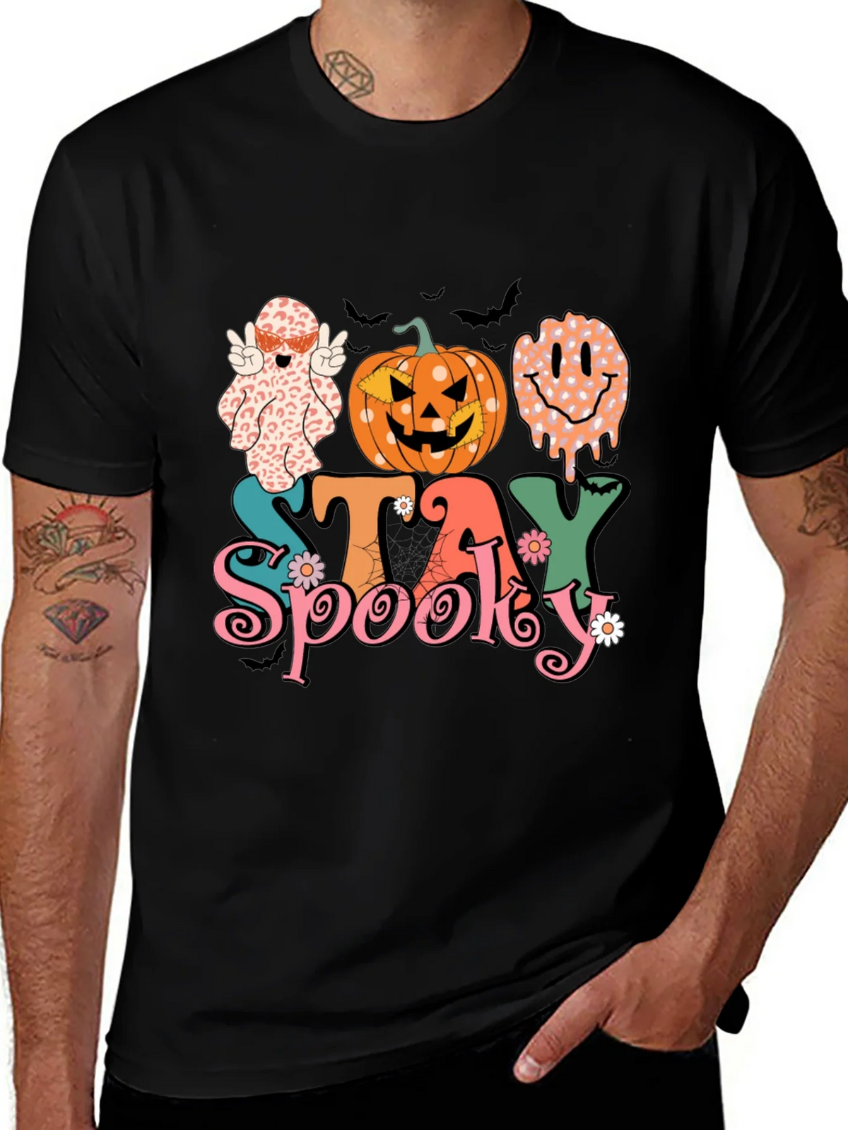 Stay Spooky Halloween Graphic Tee product image 1