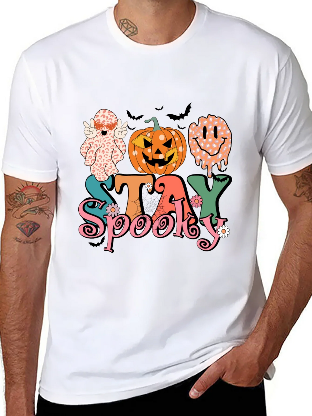Stay Spooky Halloween Graphic Tee product image 5