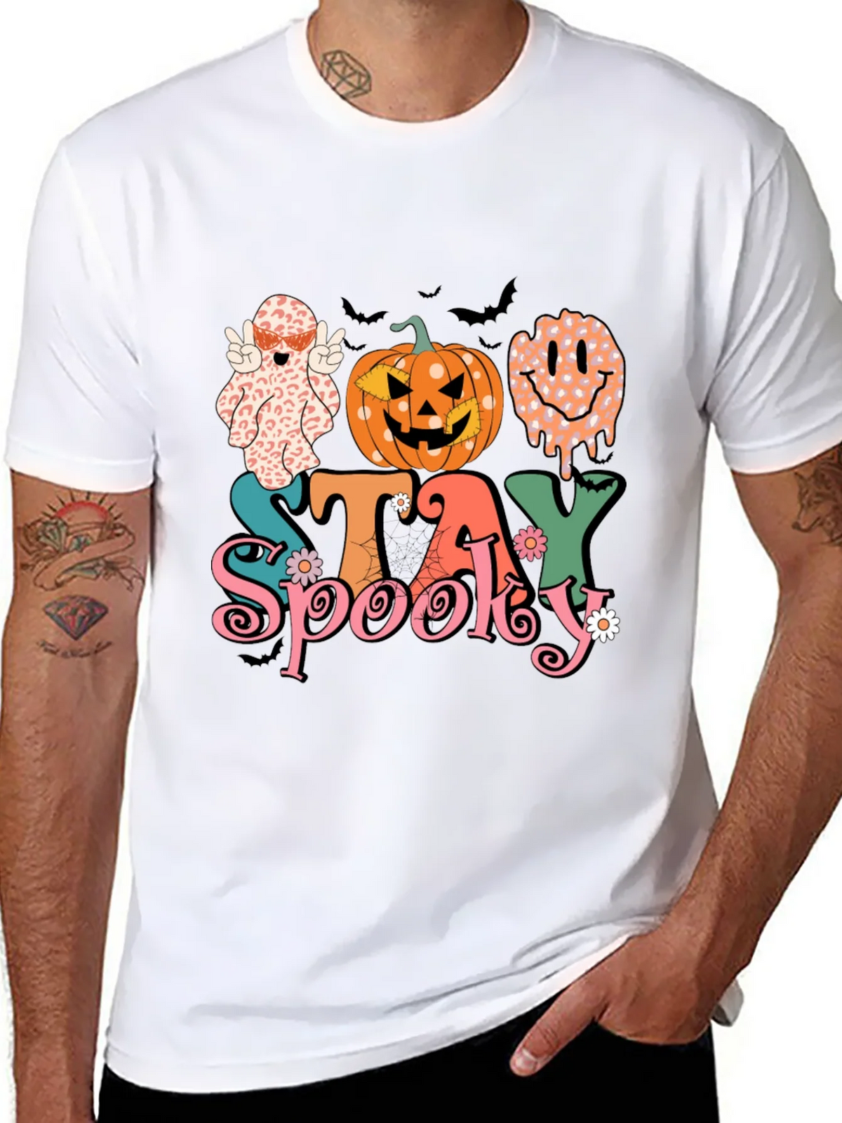 Stay Spooky Halloween Graphic Tee product image 5
