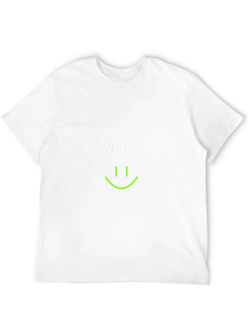 Vegan Smile T-Shirt - Black Crew Neck product image 11