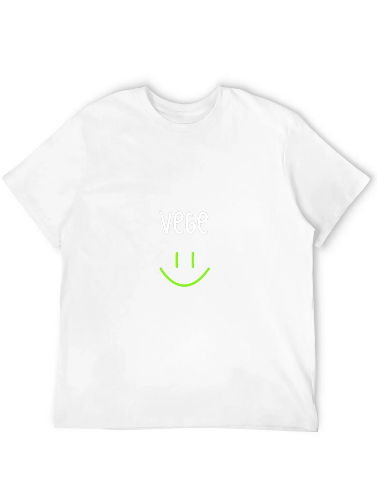 Vegan Smile T-Shirt - Black Crew Neck product image 11