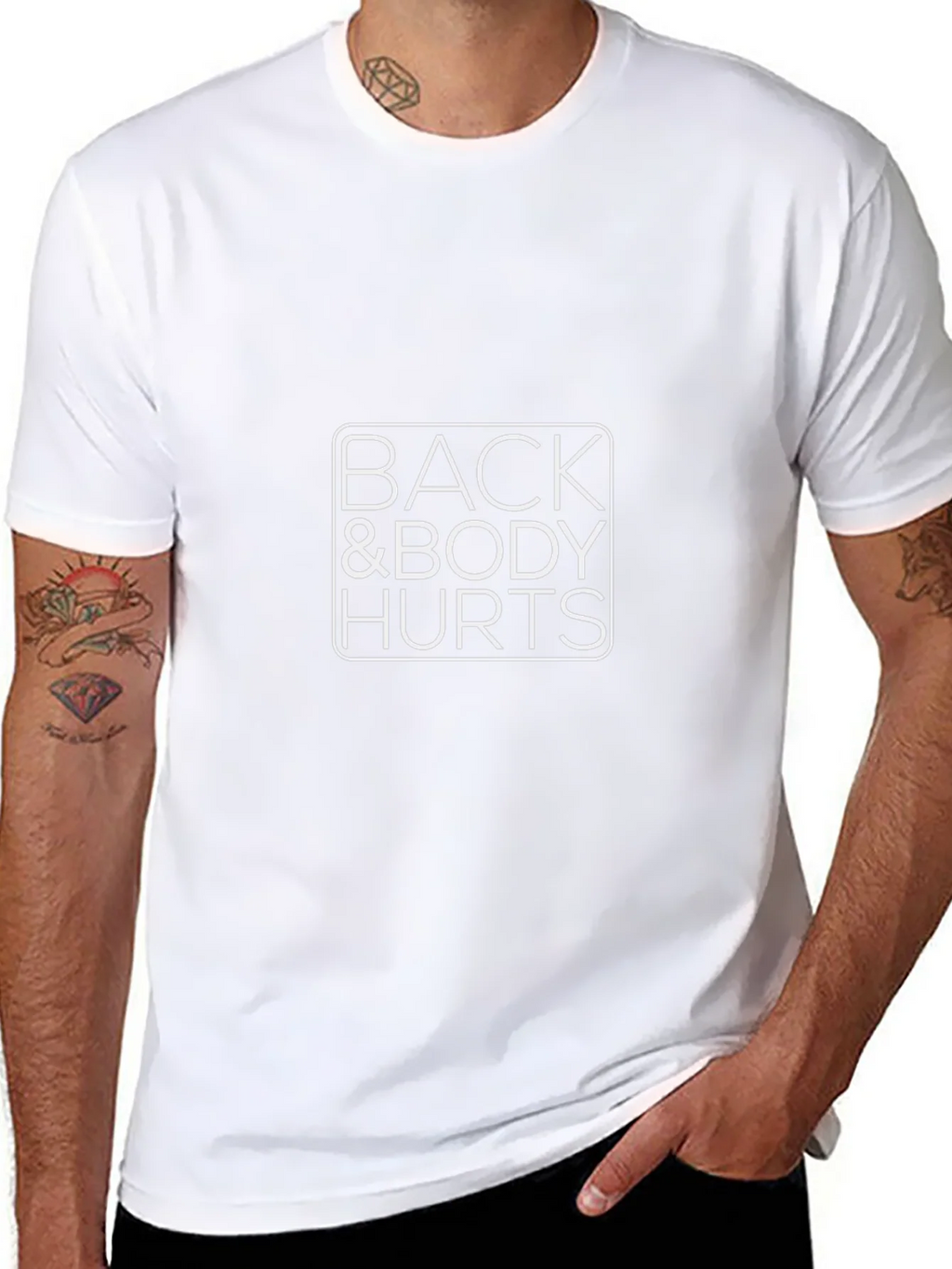 Back & Body Hurts Graphic T-Shirt product image 7
