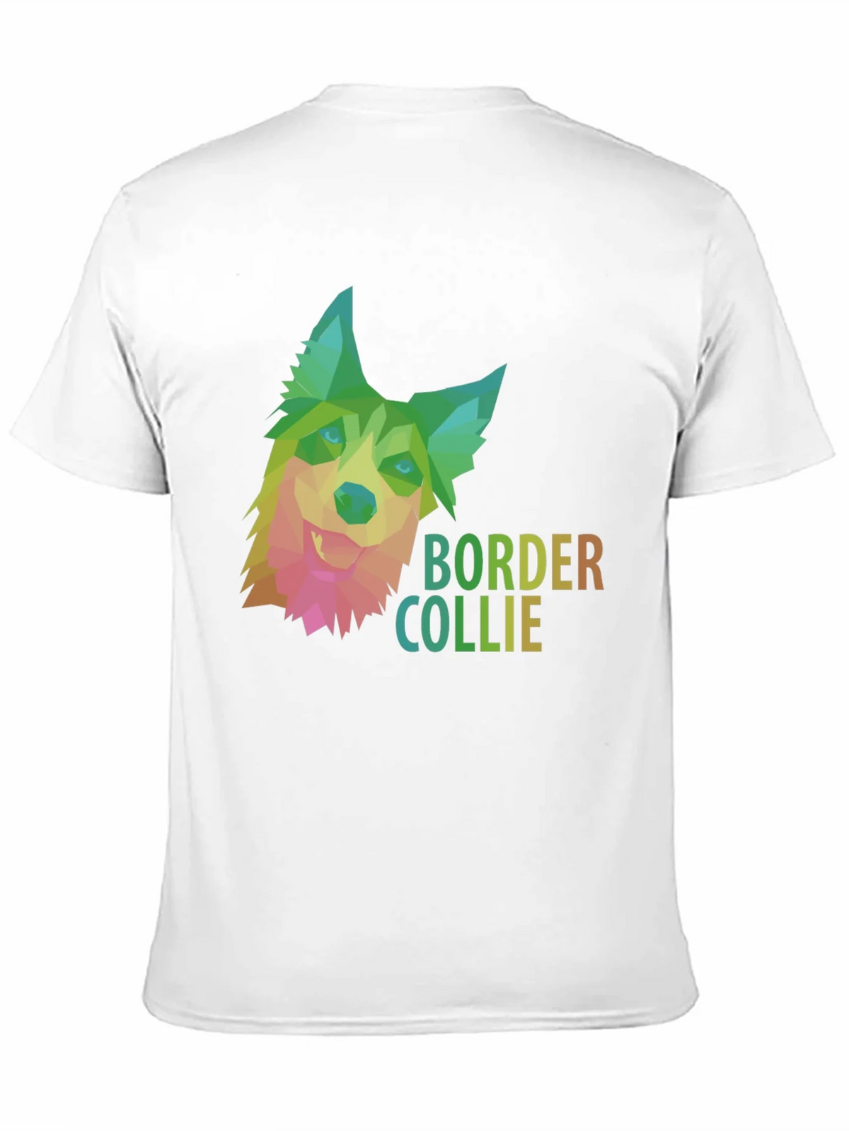 Border Collie Geometric Dog T-Shirt product image 10