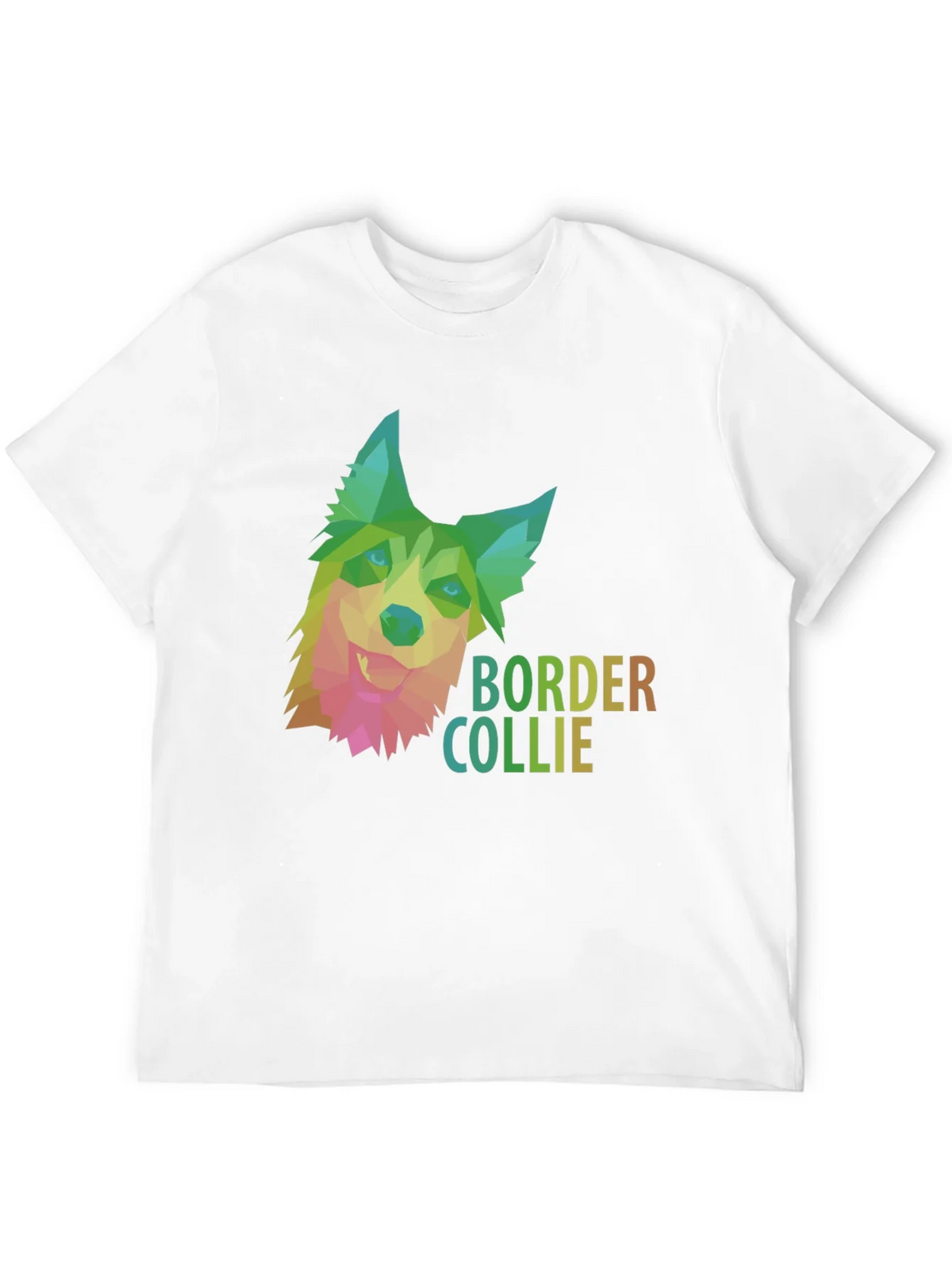 Border Collie Geometric Dog T-Shirt product image 11
