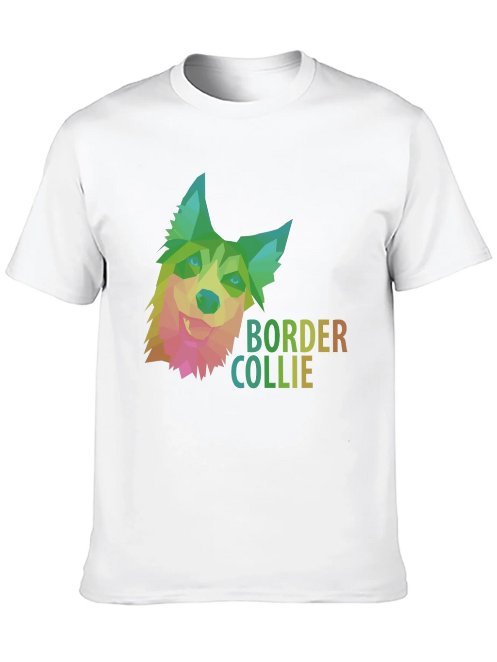Border Collie Geometric Dog T-Shirt product image 9