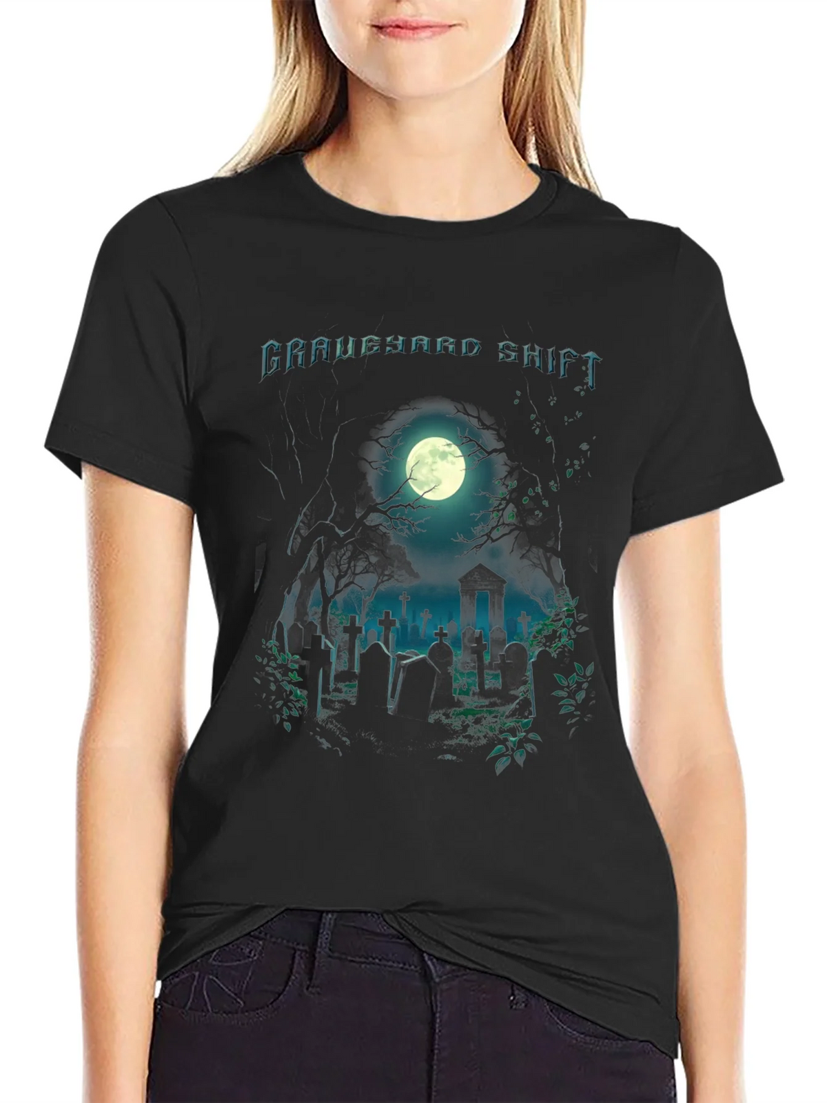 Graveyard Shift Graphic T-Shirt product image 2