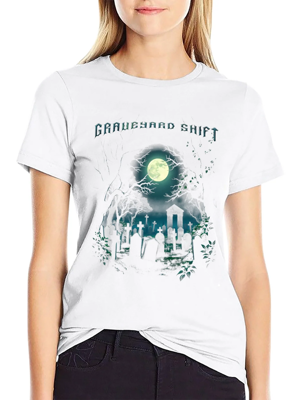 Graveyard Shift Graphic T-Shirt product image 8