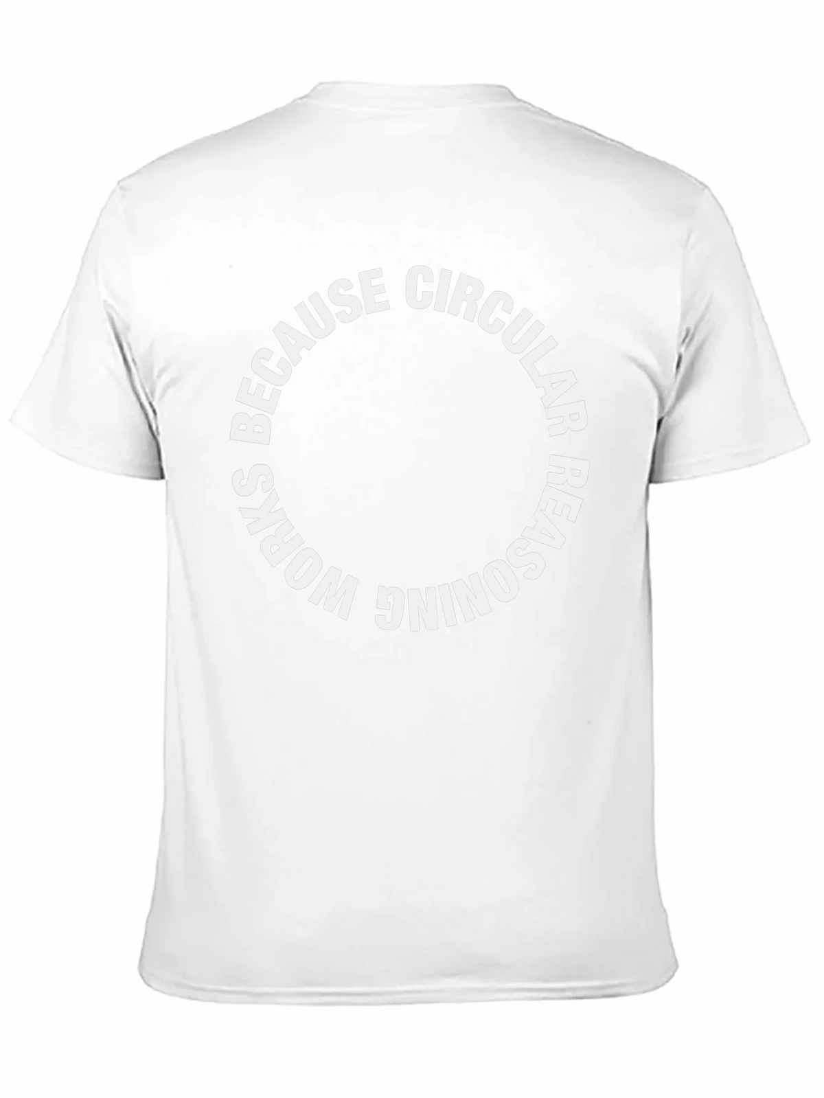 Circular Reasoning Graphic Tee - Black product image 8