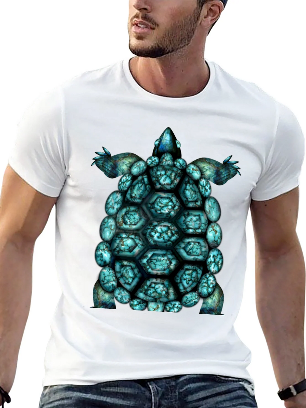Turtle Shell Graphic Tee - Cool Sea T-Shirt product image 9