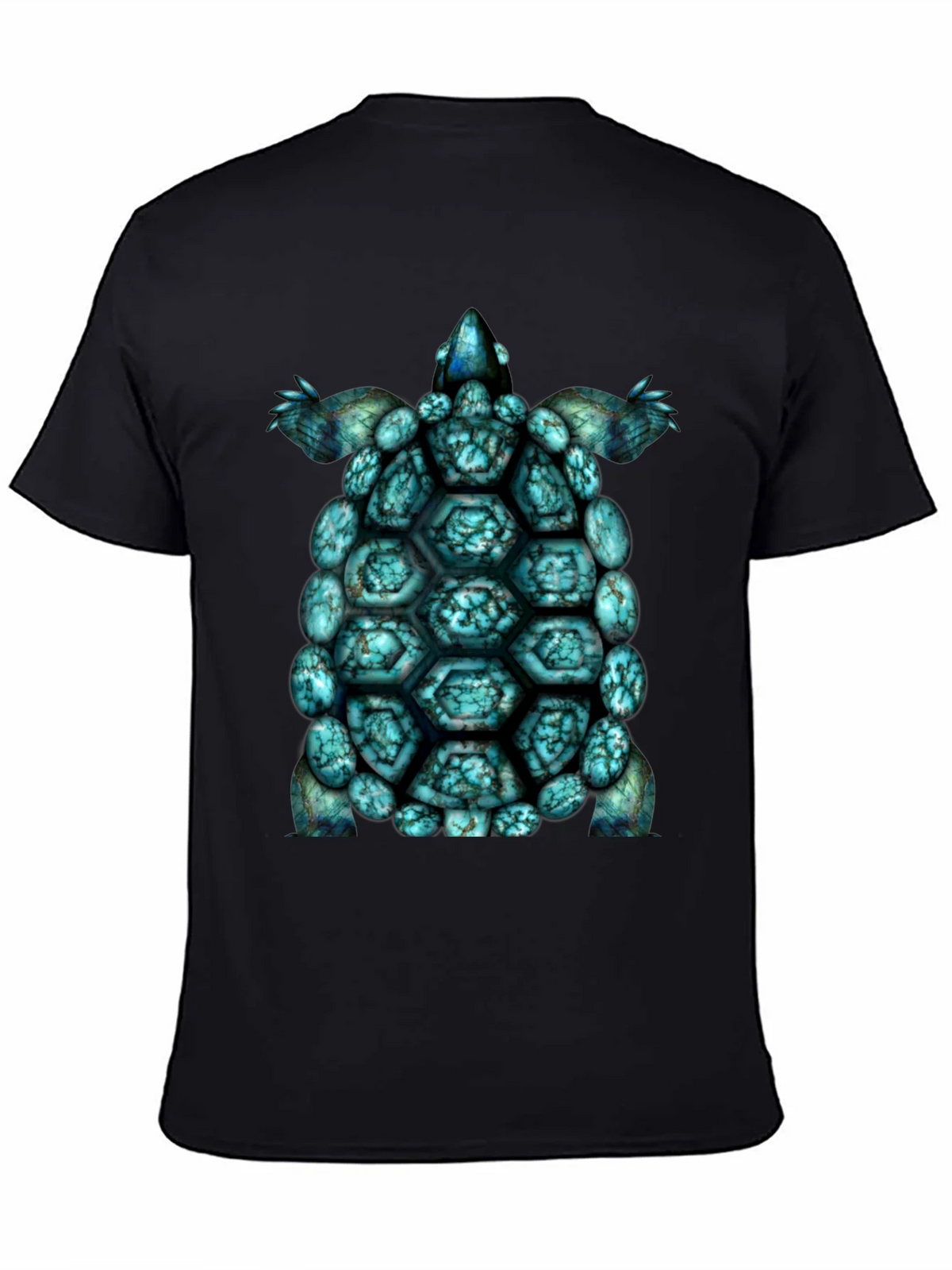 Turtle Shell Graphic Tee - Cool Sea T-Shirt product image 3