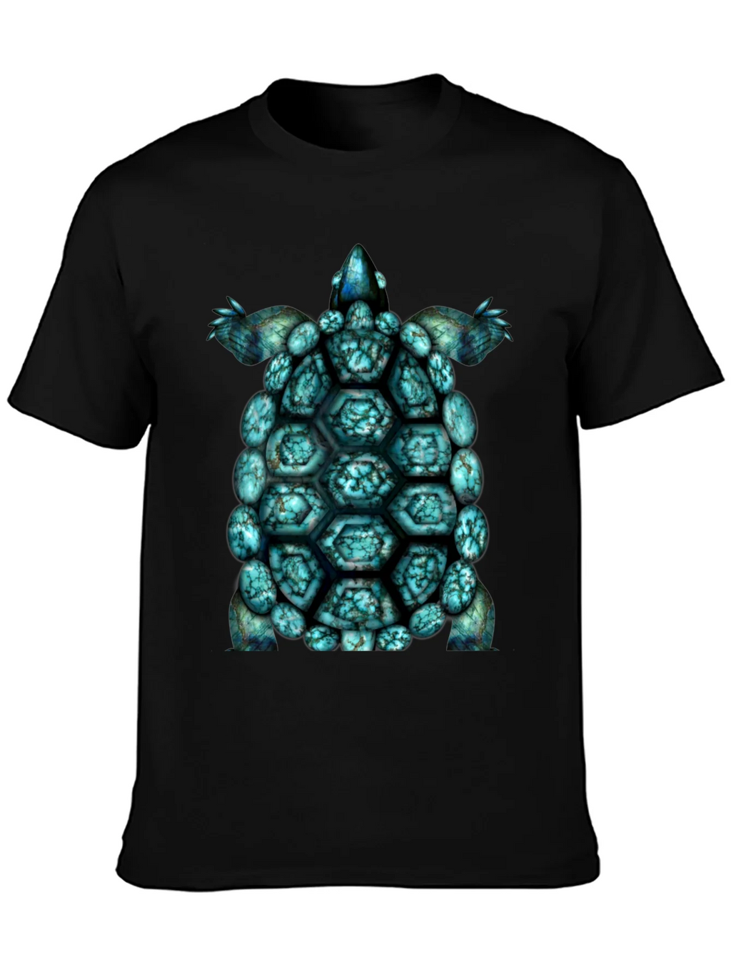 Turtle Shell Graphic Tee - Cool Sea T-Shirt product image 2