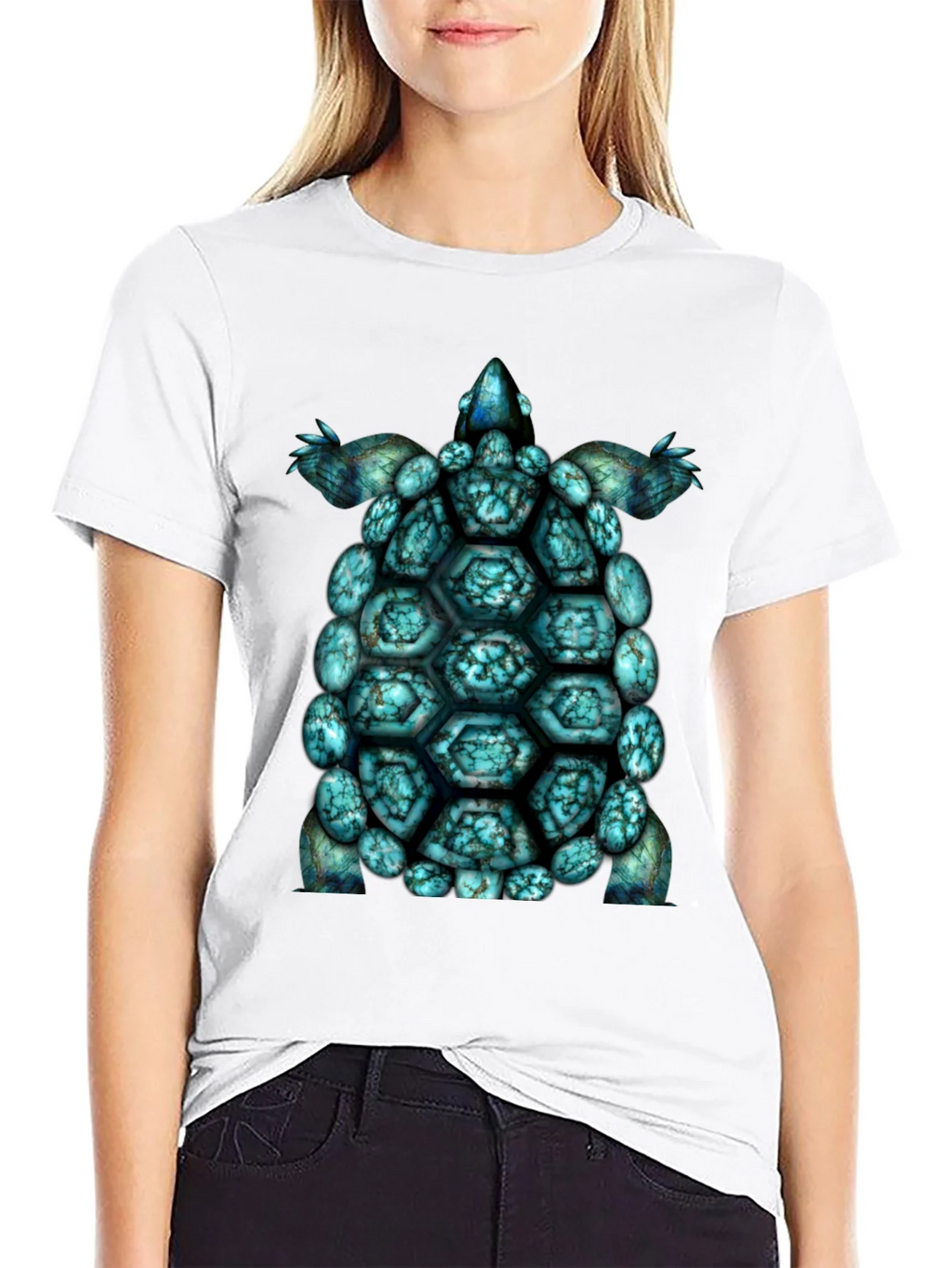 Turtle Shell Graphic Tee - Cool Sea T-Shirt product image 7