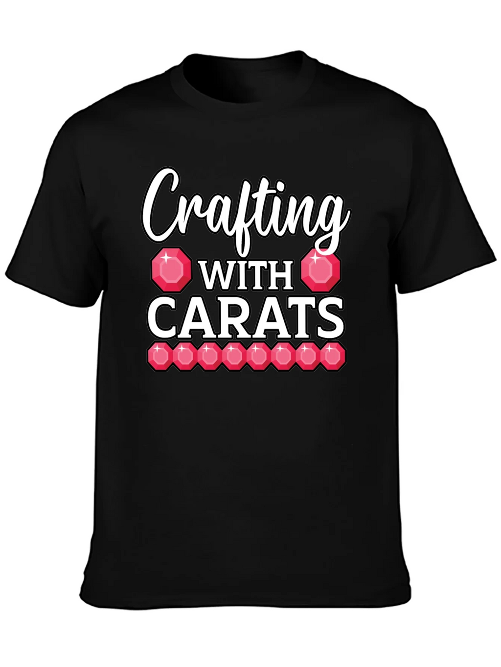 Crafting with Carats Graphic Tee product image 3