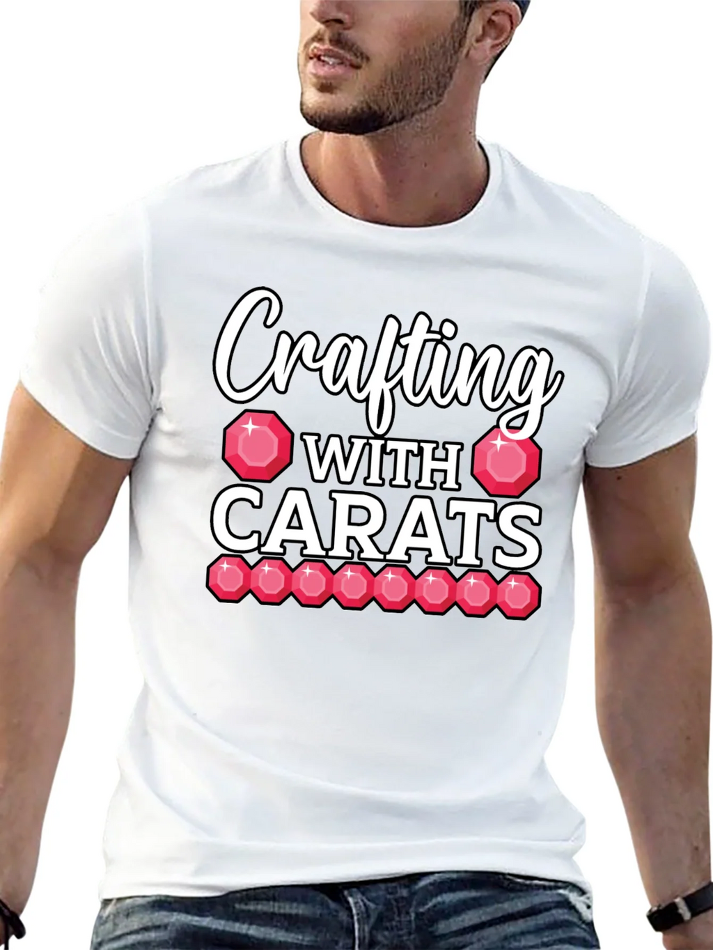 Crafting with Carats Graphic Tee product image 12