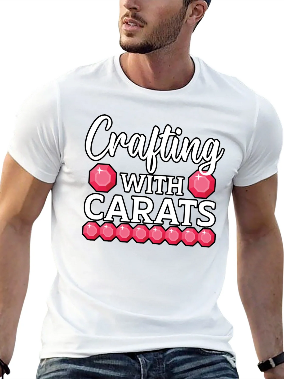 Crafting with Carats Graphic Tee product image 12