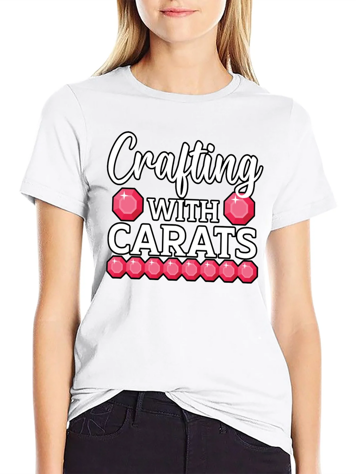Crafting with Carats Graphic Tee product image 8