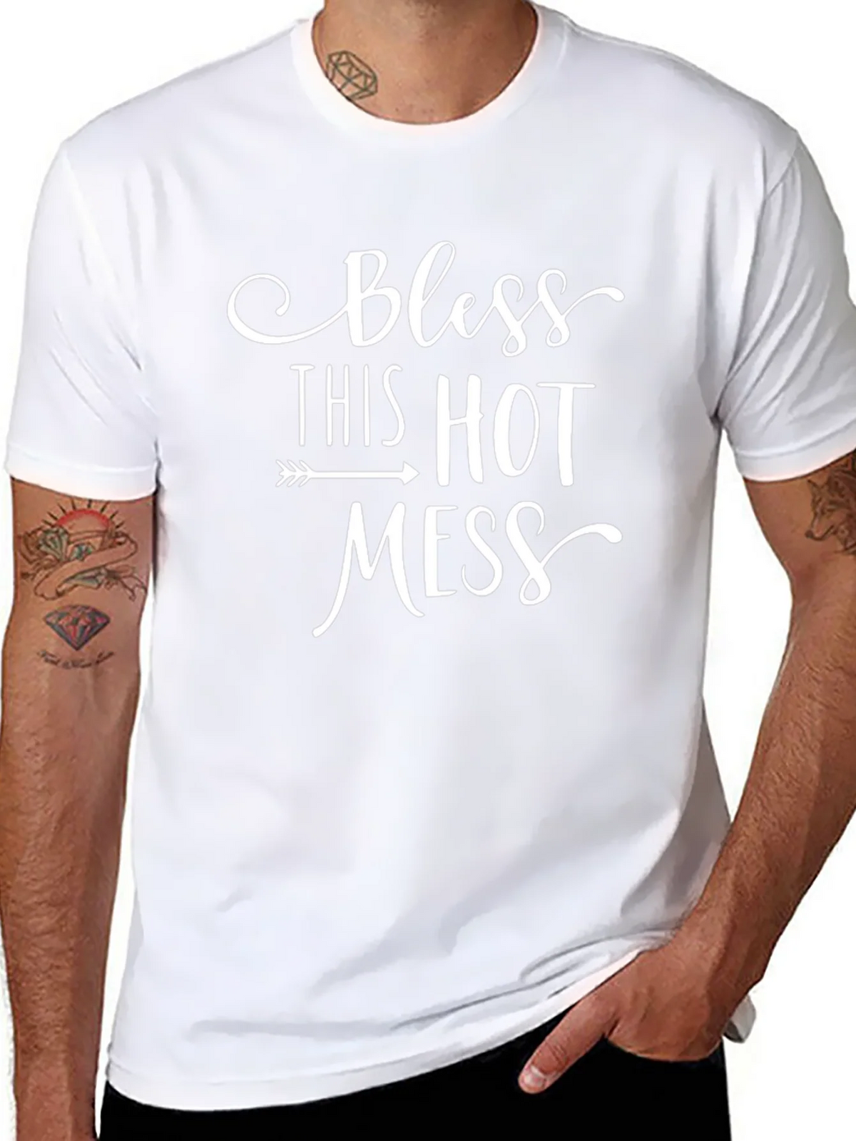 Bless This Hot Mess Graphic Tee - Unisex product image 7