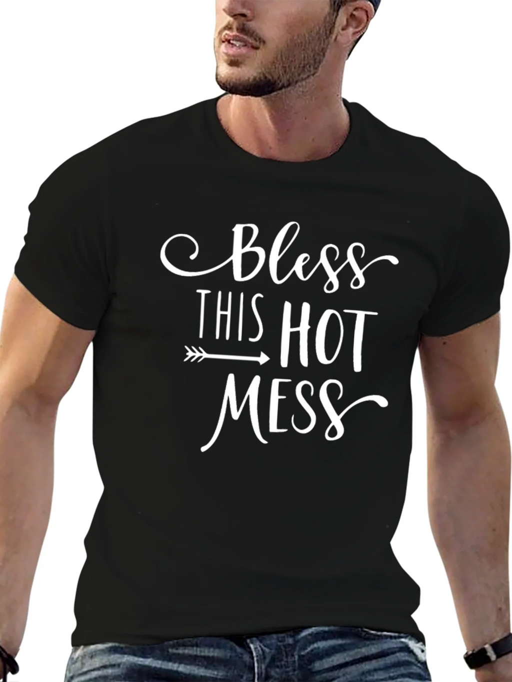 Bless This Hot Mess Graphic Tee - Unisex product image 6