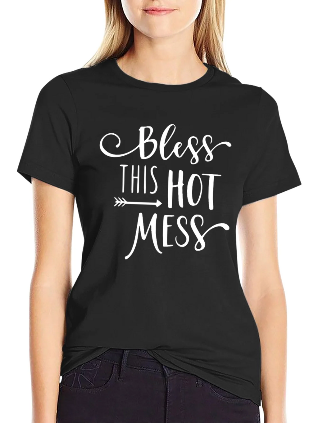 Bless This Hot Mess Graphic Tee - Unisex product image 2