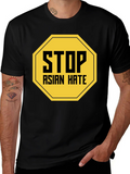 Stop Asian Hate T-Shirt Black product image 1