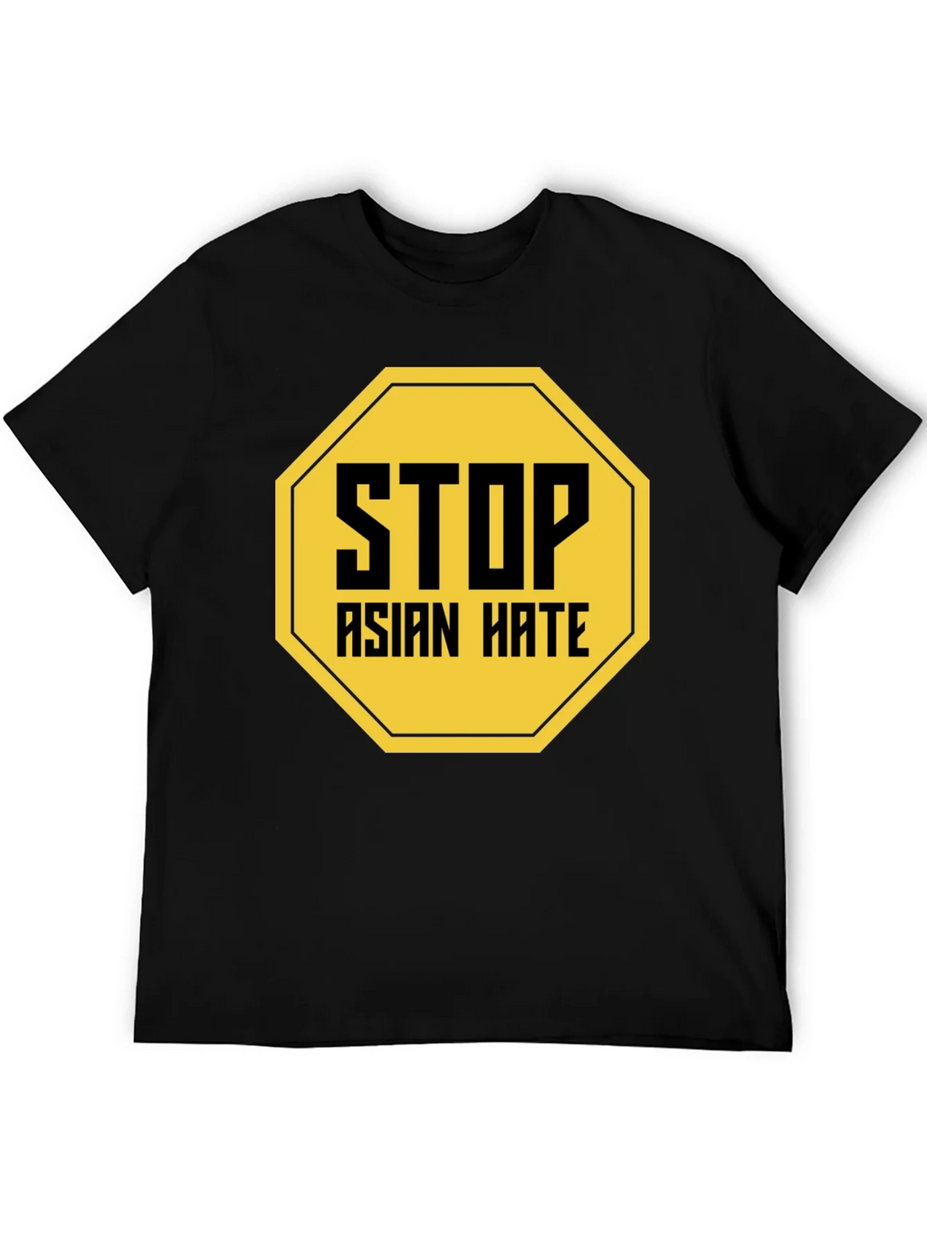 Stop Asian Hate T-Shirt Black product image 5