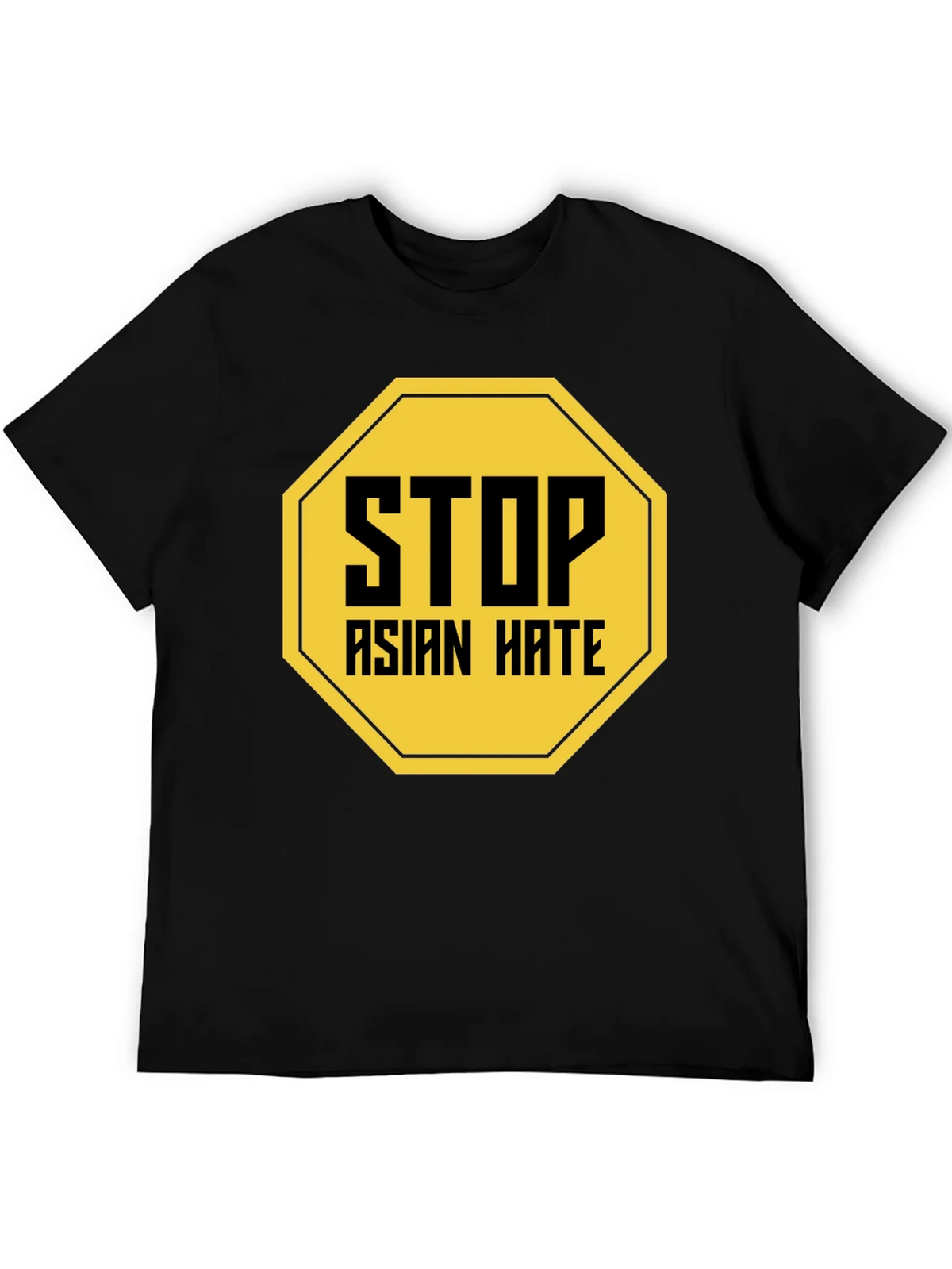 Stop Asian Hate T-Shirt Black product image 5