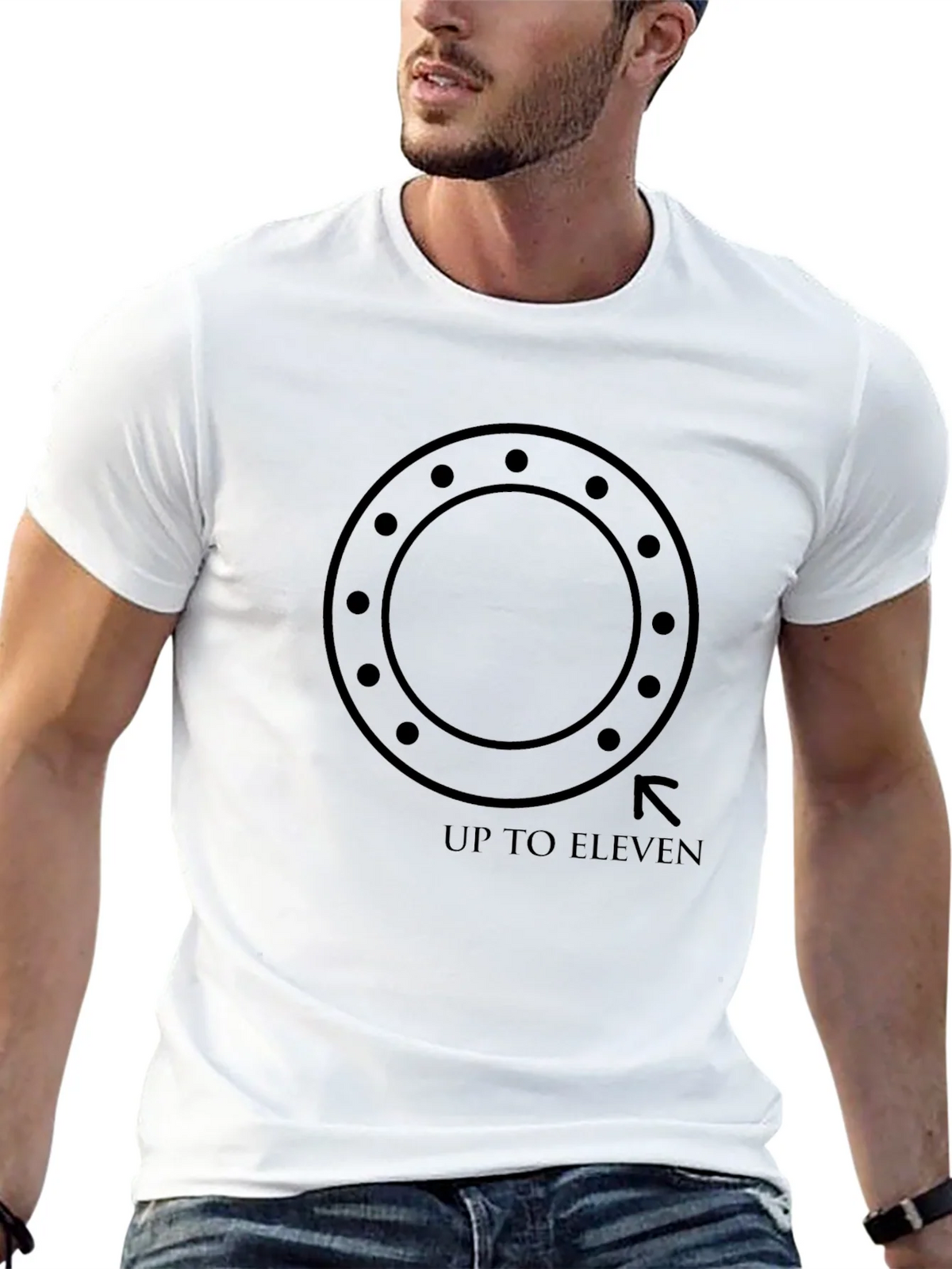 Up To Eleven Black Graphic Tee product image 11