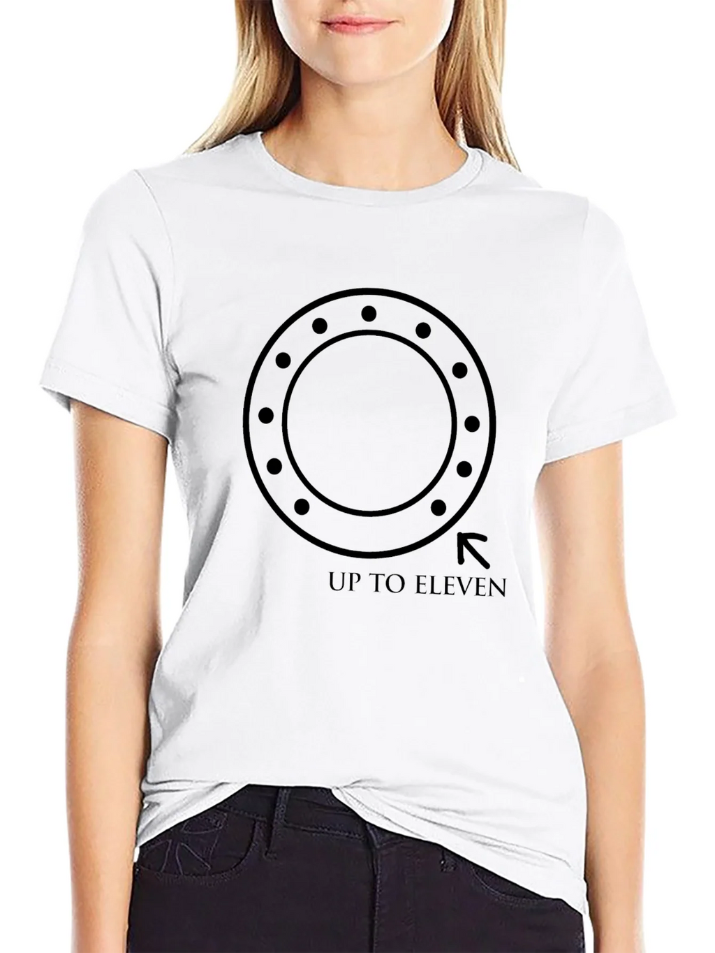 Up To Eleven Black Graphic Tee product image 7