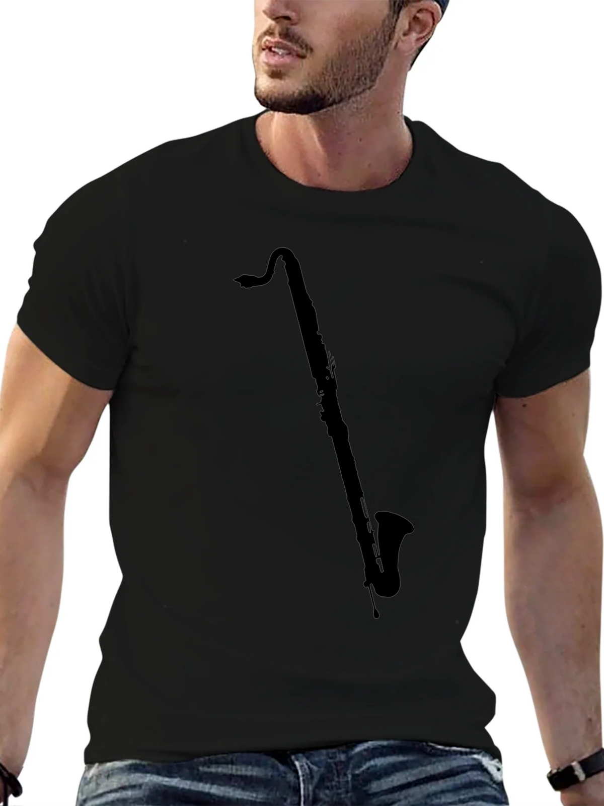 Black Bass Clarinet T-Shirt product image 6