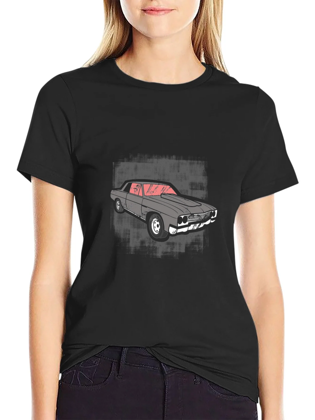 Vintage Car Graphic Tee - Mens Black T-Shirt product image 2