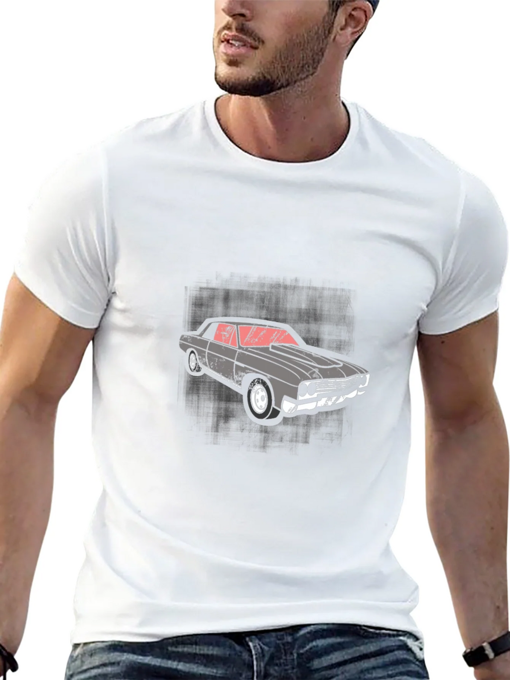 Vintage Car Graphic Tee - Mens Black T-Shirt product image 12