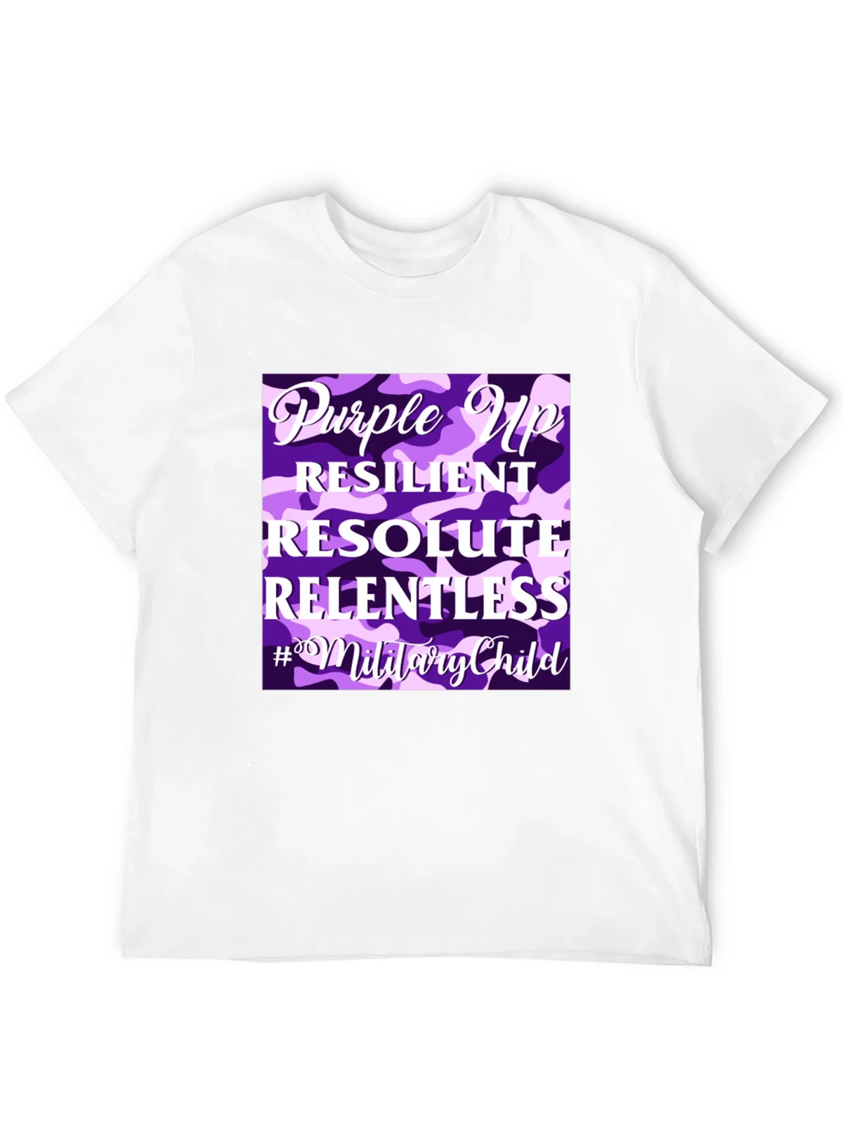 Purple Up Military Child T-Shirt product image 4