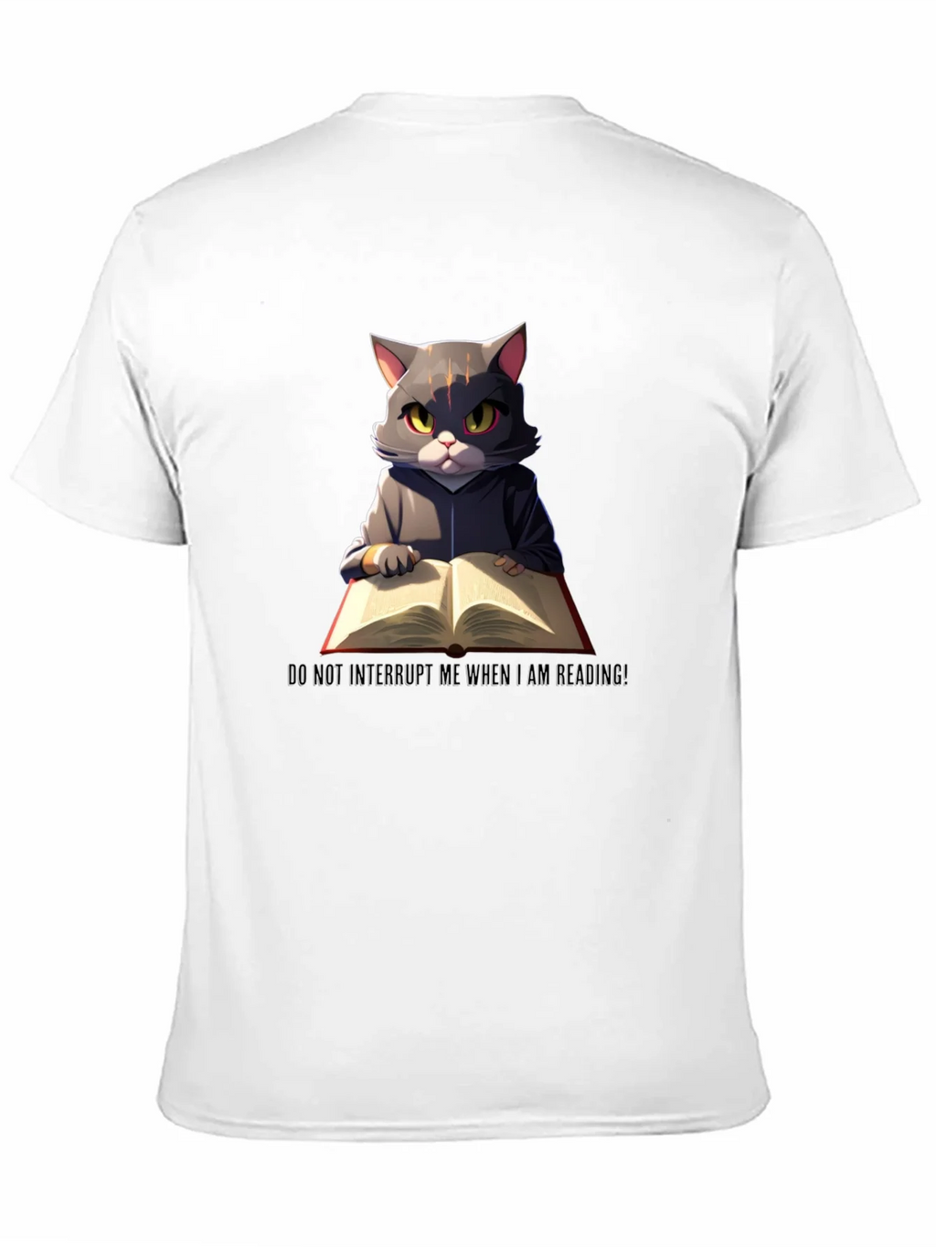 Reading Cat Graphic T-Shirt - Do Not Disturb product image 10