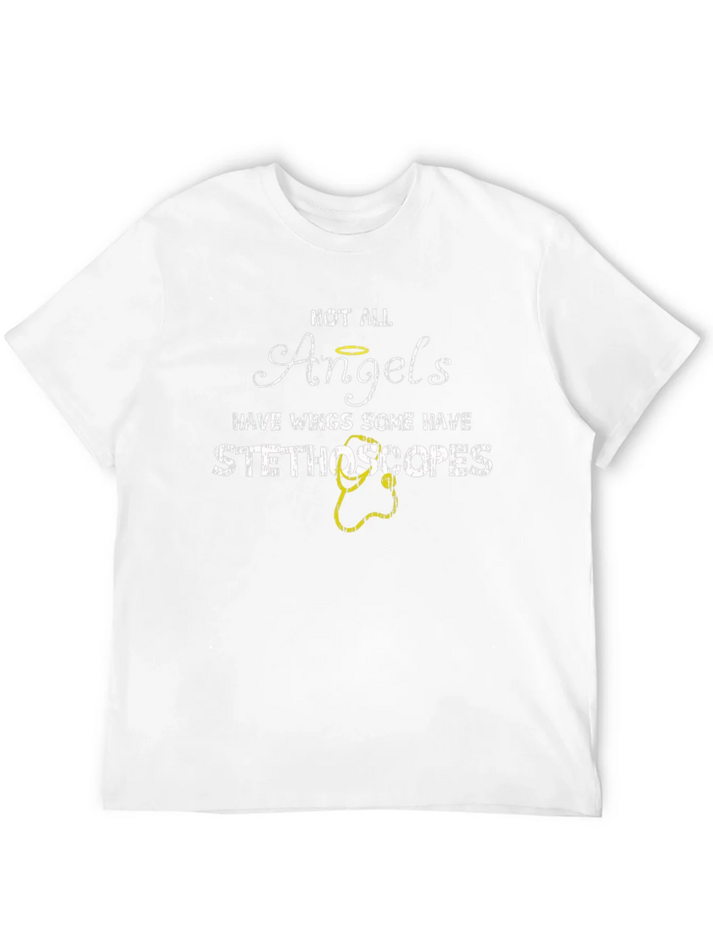 Not All Angels Stethoscope Graphic T-Shirt product image 10