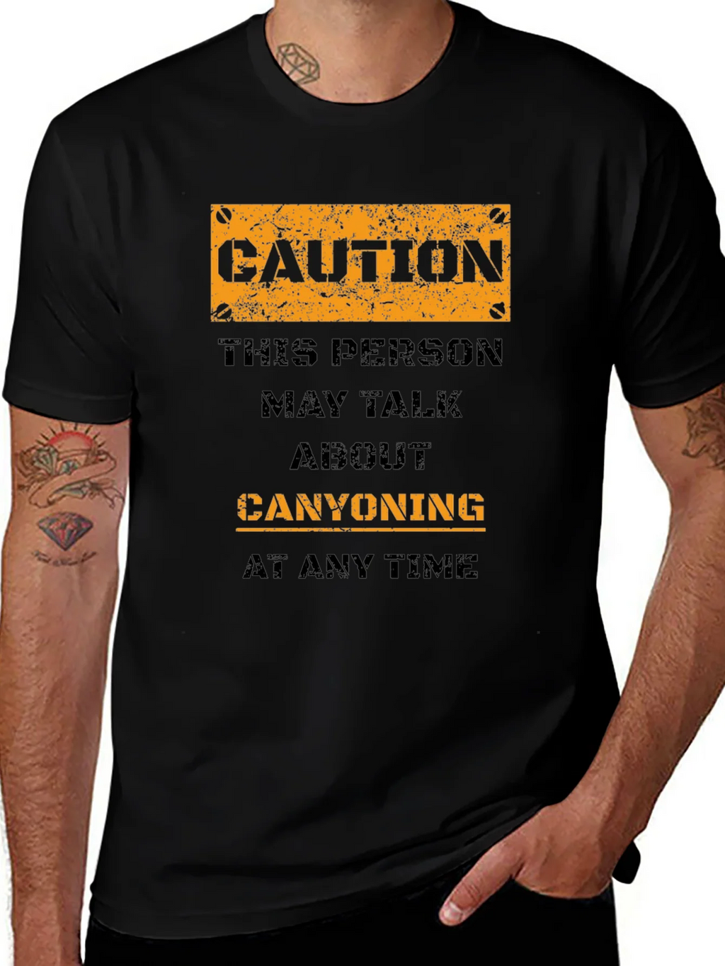 Caution Canyoning T-Shirt product image 1