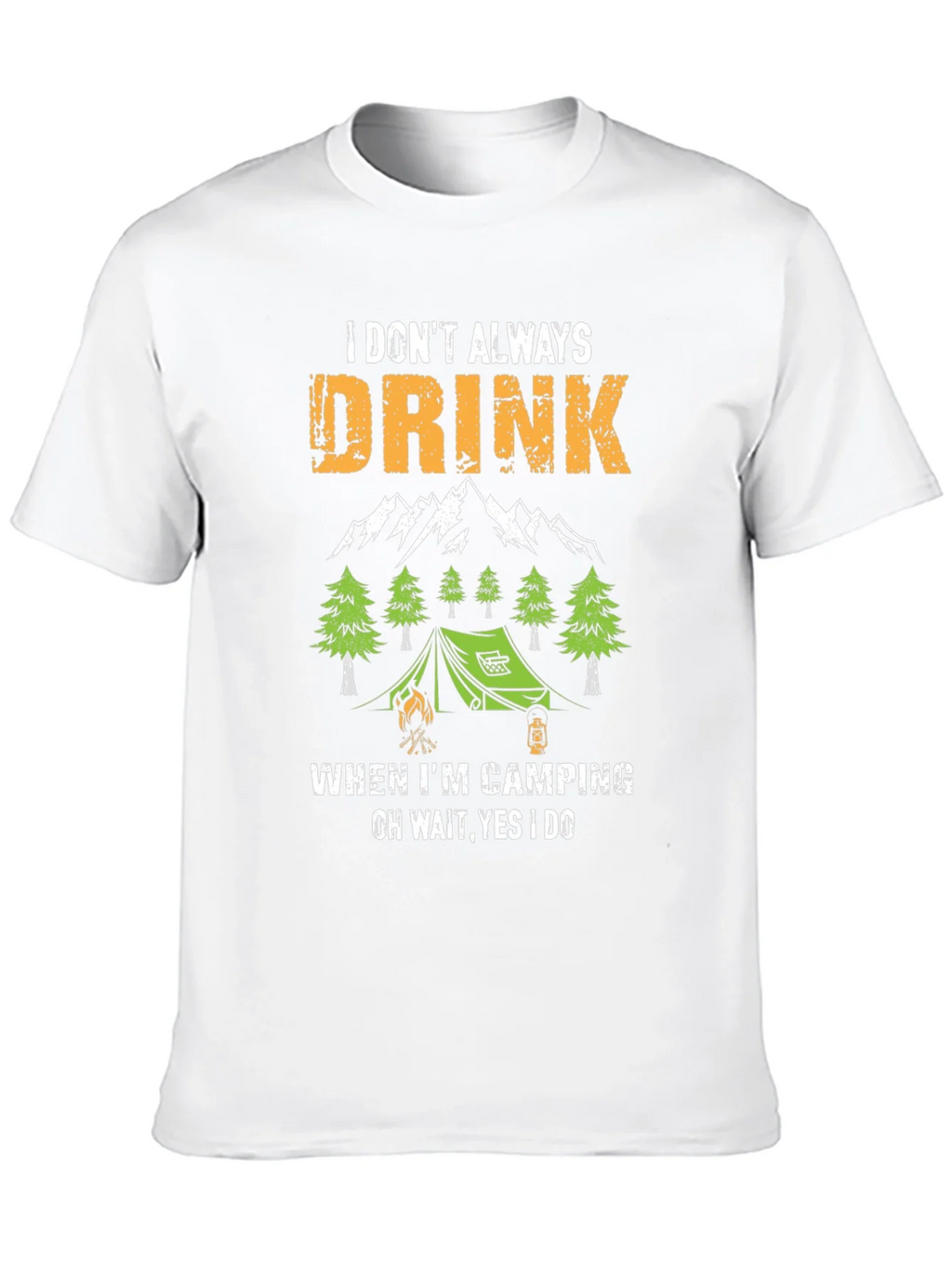 Funny Camping & Drinking T-Shirt product image 9