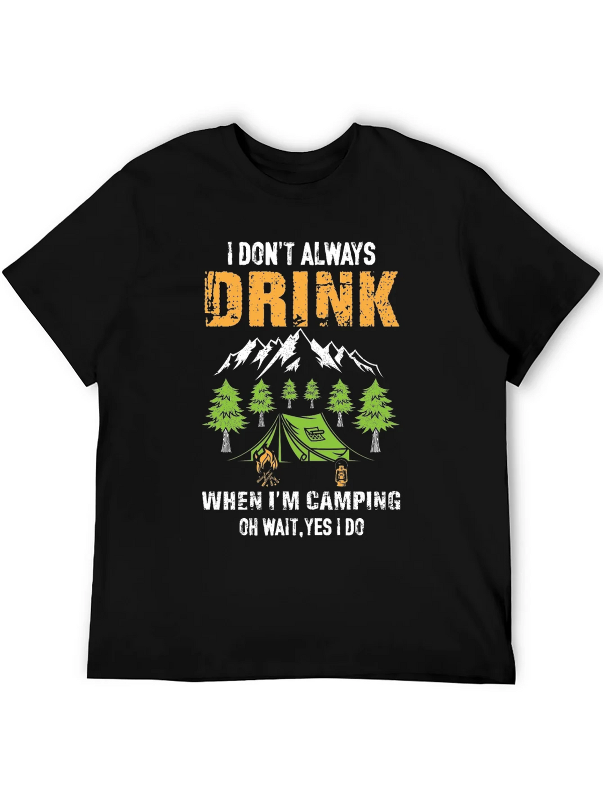 Funny Camping & Drinking T-Shirt product image 5