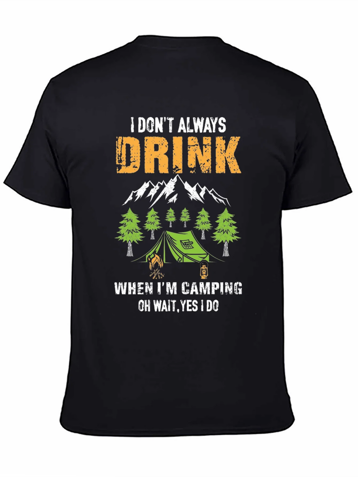 Funny Camping & Drinking T-Shirt product image 4