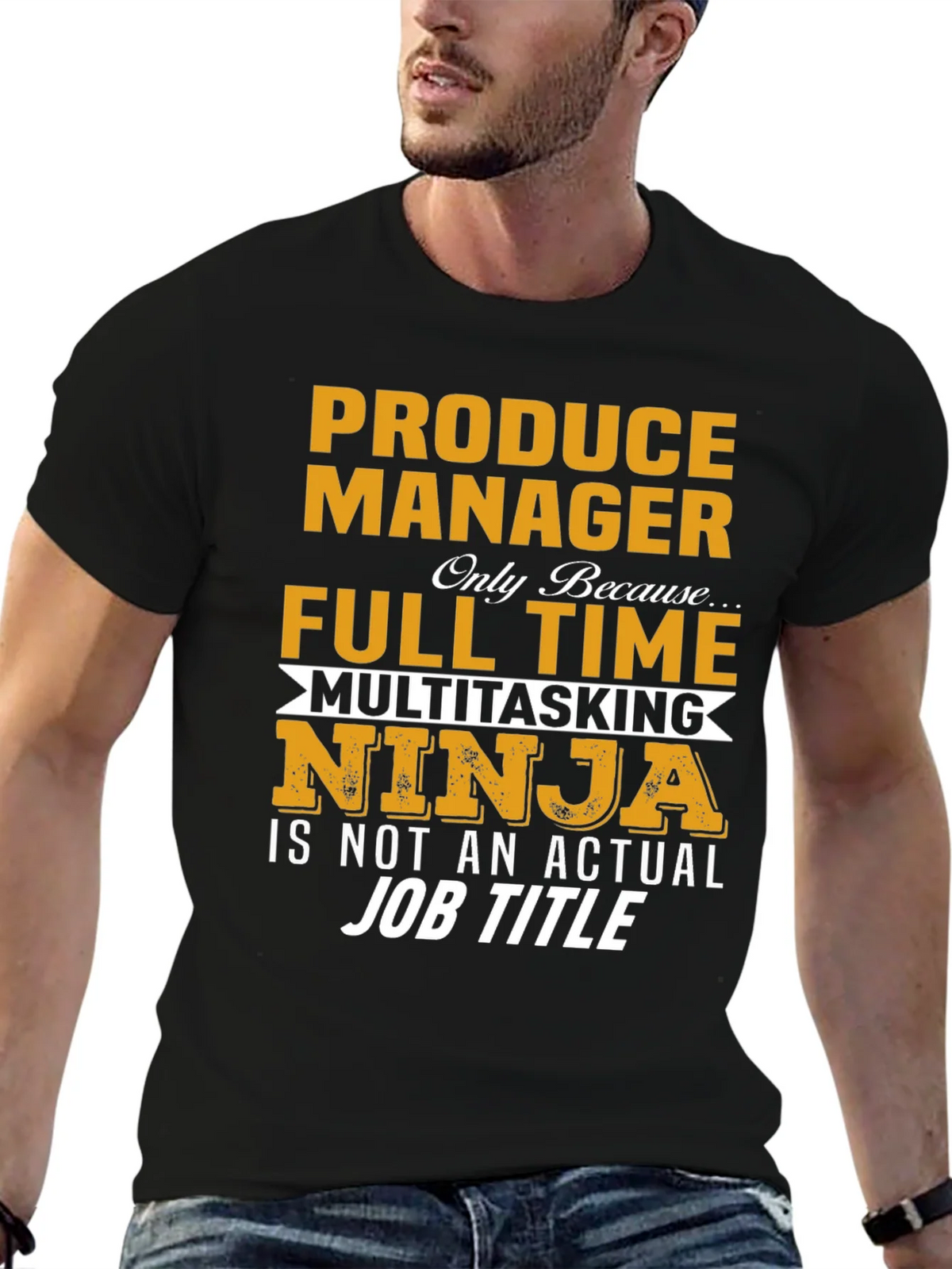 Produce Manager Multitasking Ninja T-Shirt product image 6