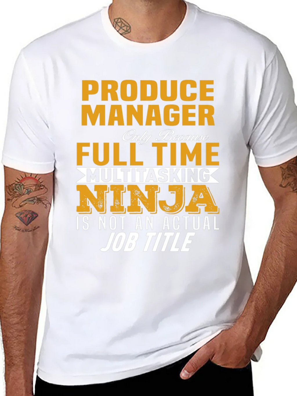 Produce Manager Multitasking Ninja T-Shirt product image 7