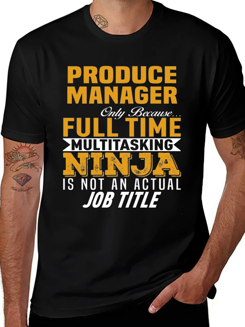 Produce Manager Multitasking Ninja T-Shirt product image 1