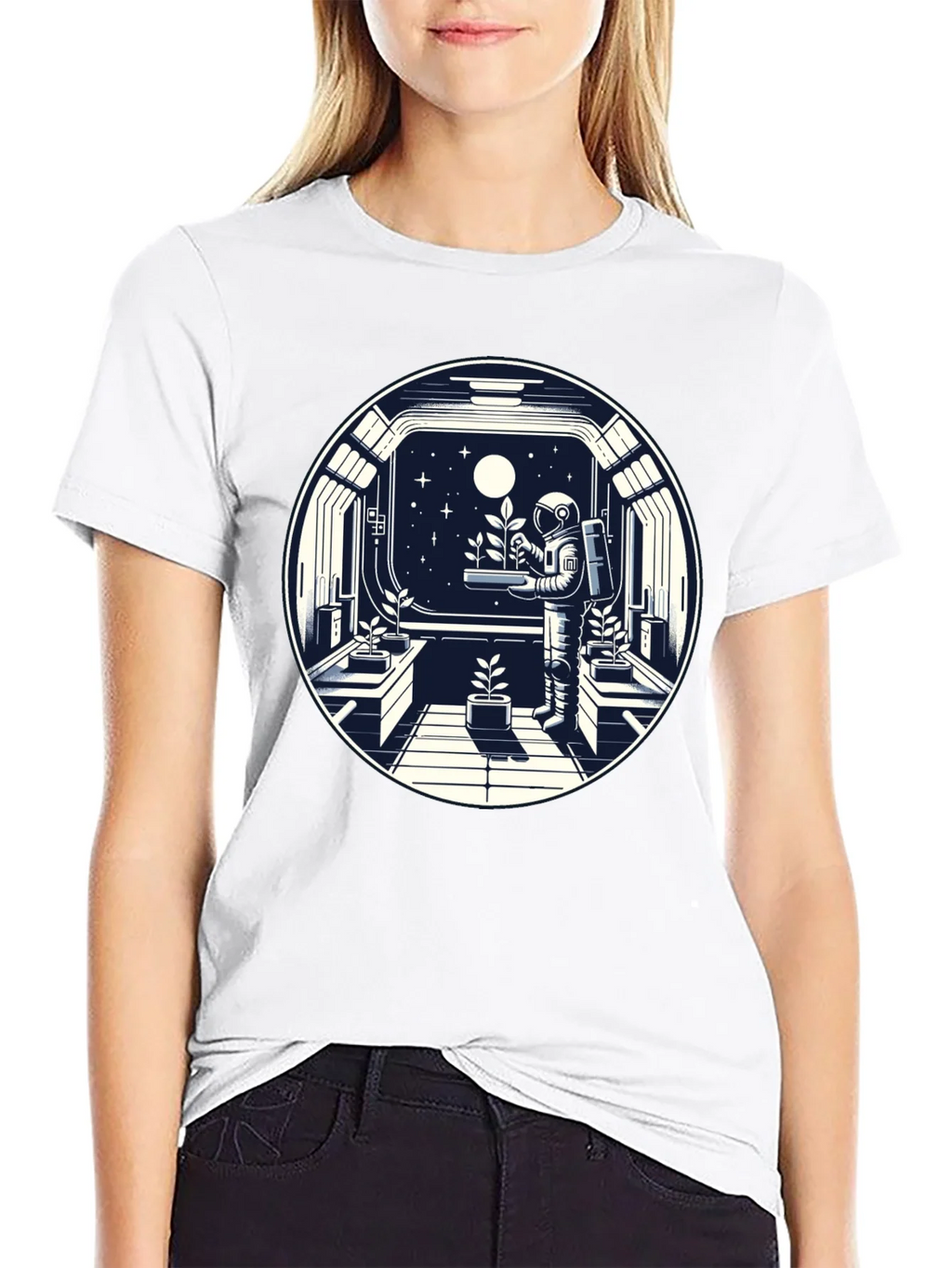Astronaut in Space Garden T-Shirt product image 8
