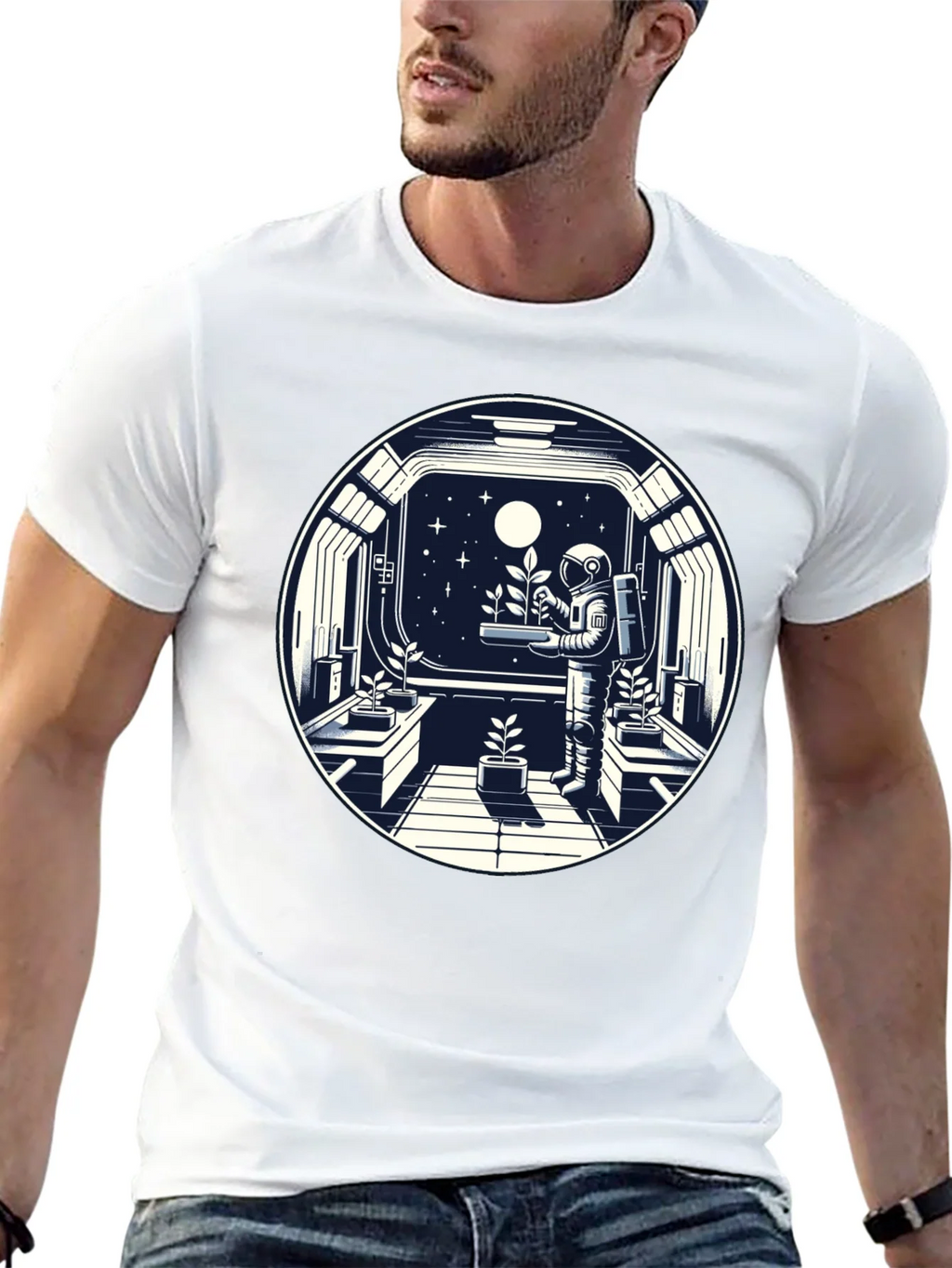 Astronaut in Space Garden T-Shirt product image 12