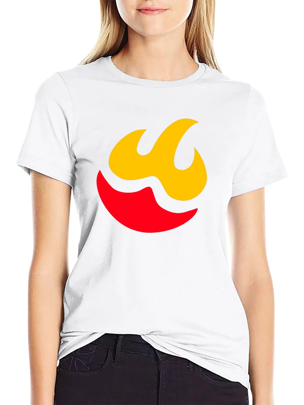 Flame Graphic Tee - Modern Black Shirt product image 8