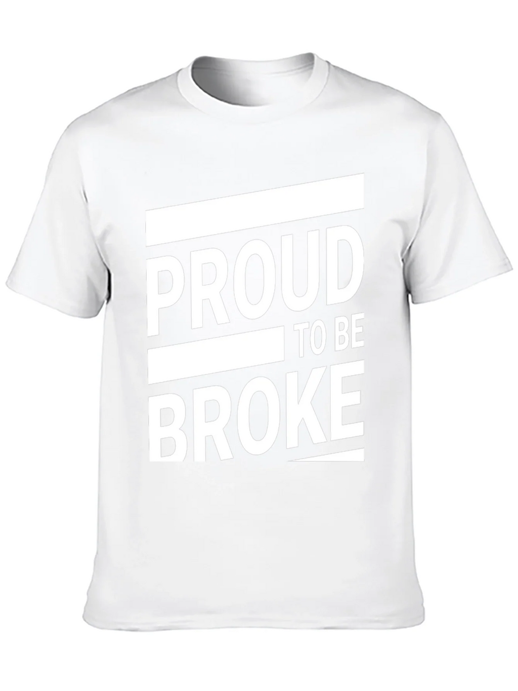 Proud to Be Broke Graphic Tee - Black Casual Shirt product image 9