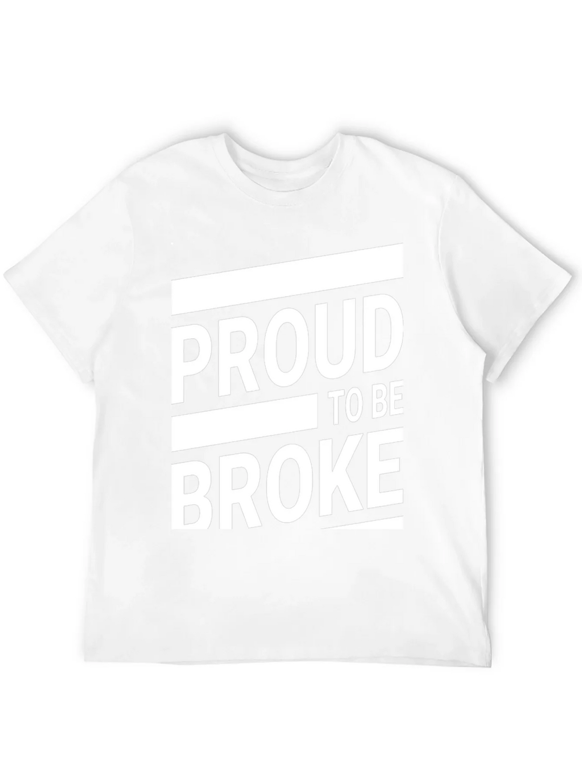 Proud to Be Broke Graphic Tee - Black Casual Shirt product image 11