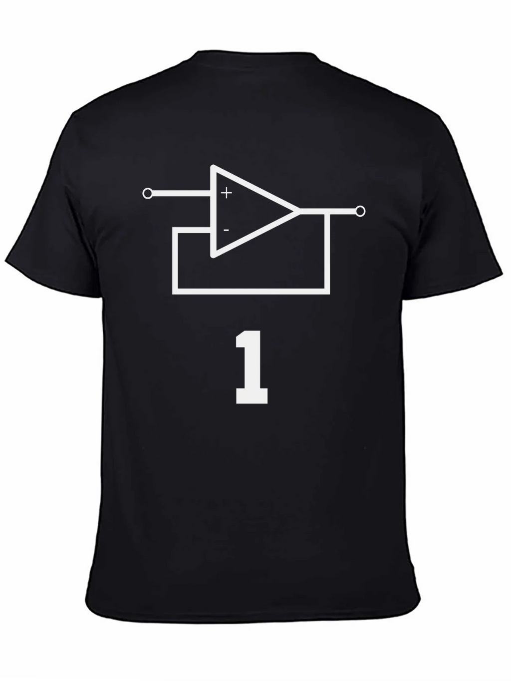 Op Amp Circuit Black T-Shirt - Engineering Tee product image 4