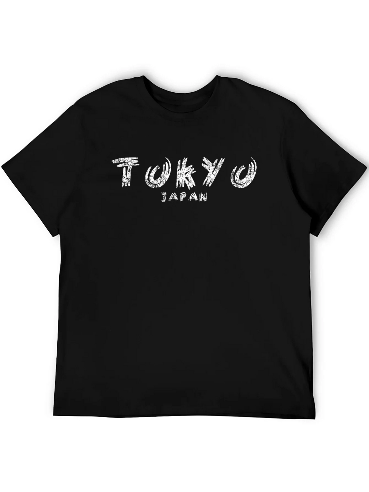 Tokyo Japan Graphic Print Mens Black T-Shirt product image 5